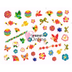 Stickere 3D pentru unghii cod E312